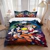 Naruto Team Adventure Print 3Pcs Bedding Setduvet Cover With 2 Bedropillowcase Home Birthday Gift
