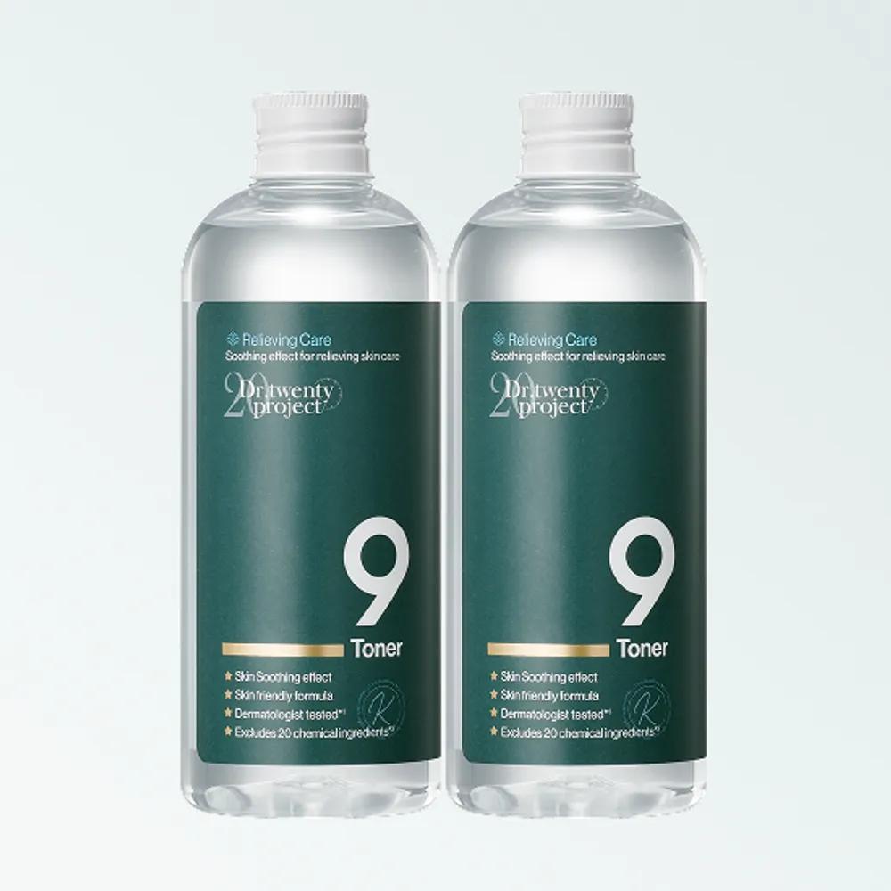 [1+1] Dr. Twenty Project Nine Mugwort Toner 300ml for Soothing Redness and Heat