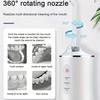 Oral Irrigator Portable Dental Water Flosser USB Rechargeable Water Jet Floss Tooth Pick 4 Jet Tip 220ml 3 Modes Teeth Cleaner