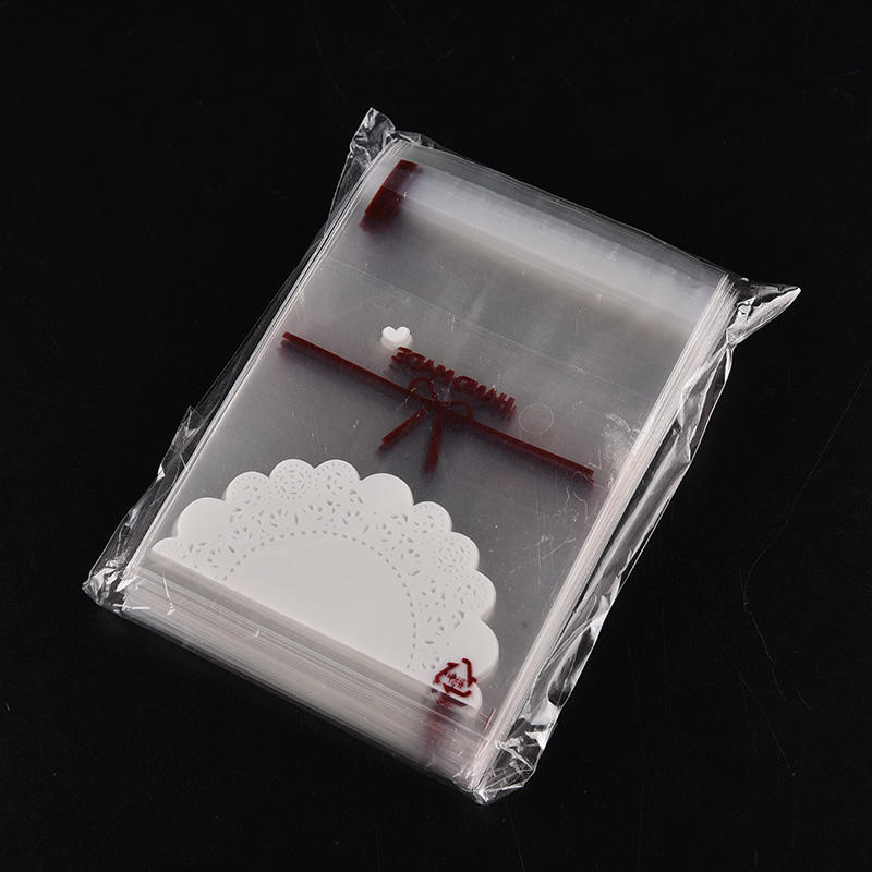 Party Cookie Bag Self Adhesive White Lace Candy Candy Packaging Bag YW