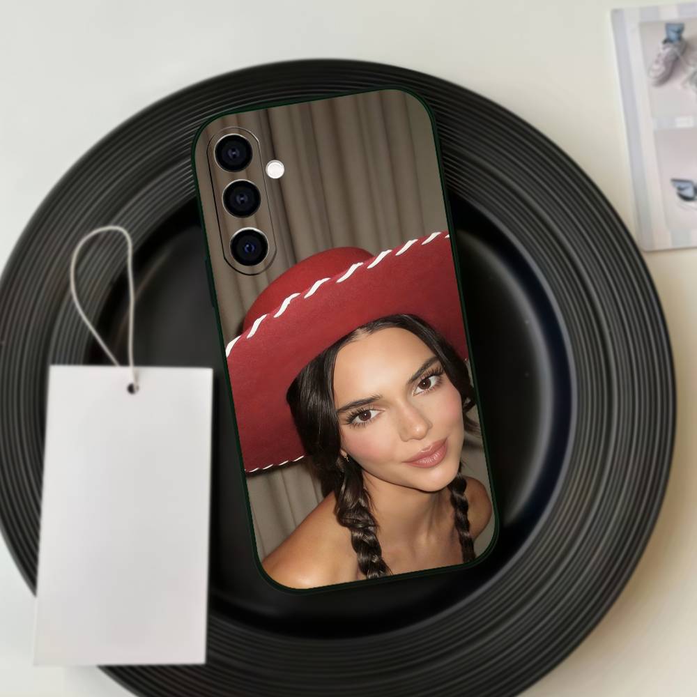 K-Kendall J-Jenner Phone Case For Samsung Galaxy A73,A72,A71,A70,A53,A52,A51,Others Soft Black Cover Samsung a20s