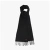 Ami Heart Logo Fringe Scarf 001