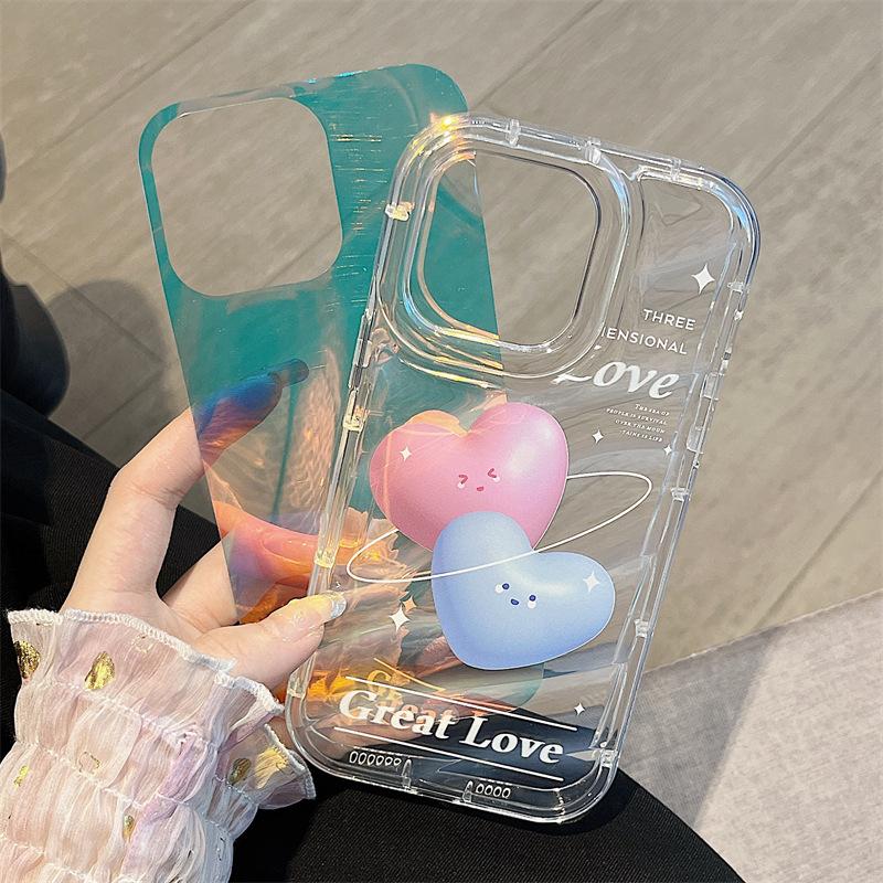 Mobile Phone Cases for iPhone 11 13 XR 15 Pro Max 12 14 Pro Max Case iPhone 16 7 Plus 8 Plus XS Max 6 15 Plus Laser Wave Pattern Anti-drop Waterproof