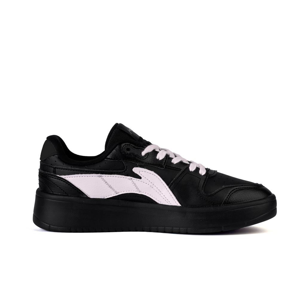 Li Ning Slip Resistant Cushioning Abrasion Resistant Low top Skateboard Shoes Men's Black Light Pink AGCU515-5(Team746-)