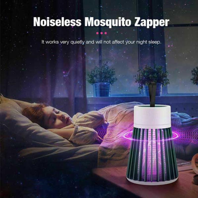New! Household Mosquito Killer Fast Effective Usb Rechargeable Indoor Outdoor Electric Shock Mosquito