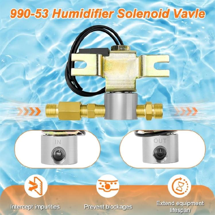 24 Volt Humidifier Water Controller Replacement With 3.5 Gallons Per Hour Flow For Household Humidifier 1042 1137