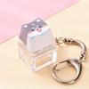 Portable Cute Animal Glowing Fidget Keyring Mechanical Keyboard Pendant Stress Relief Toy for Autism Kids