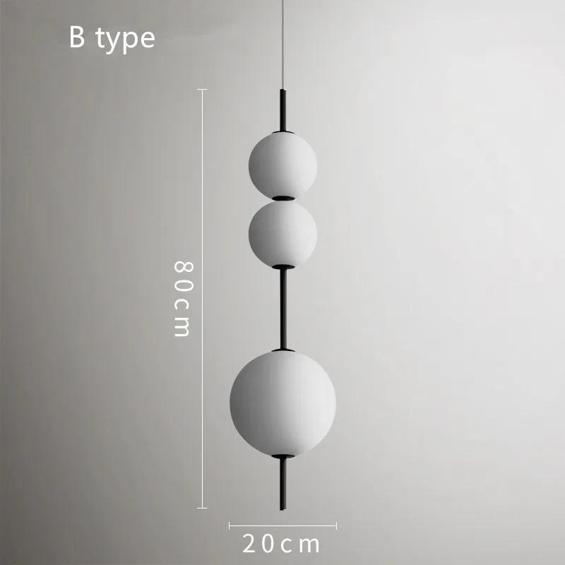 

Скандинавский минималистский современный отель ресторан кафе бар стойка спальня стойка регистрации стеклянный светодиодный шар люстра светильники Warm White