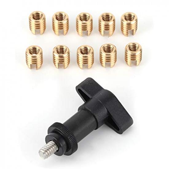 Fairing Inserts Fairing Repair Kit W Motorcycle Fairing Insert Repair Kit Brass Screws W/T‑Handle Installation Tool for Batwing Type