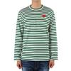 Comme des Garçons PLAY COMME Des GARCONS PLAY Striped Long-Sleeve T-Shirt 'Green' Men's AZ-T164-051-3