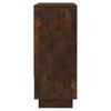 Sideboard Smoked Oak 97 x 31 x 75 cm Wood Based Material