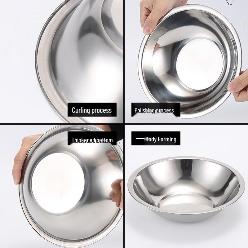 ZISIZ Stainless Steel Mixing Bowls