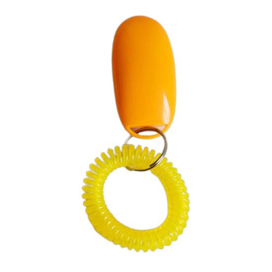 Clicker per addestramento animali domestici Frequenza regolabile Resistente all'usura Solido Non sbiadisce Comodo esercizio per smettere di abbaiare