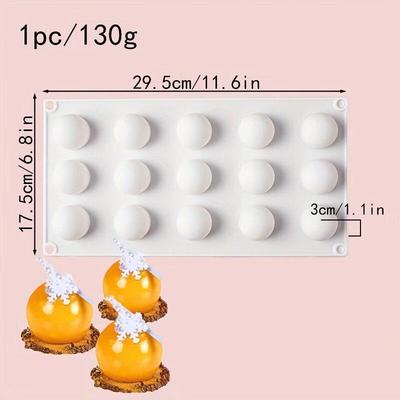 ZISIZ Spherical Silicone Chocolate Baking Mold