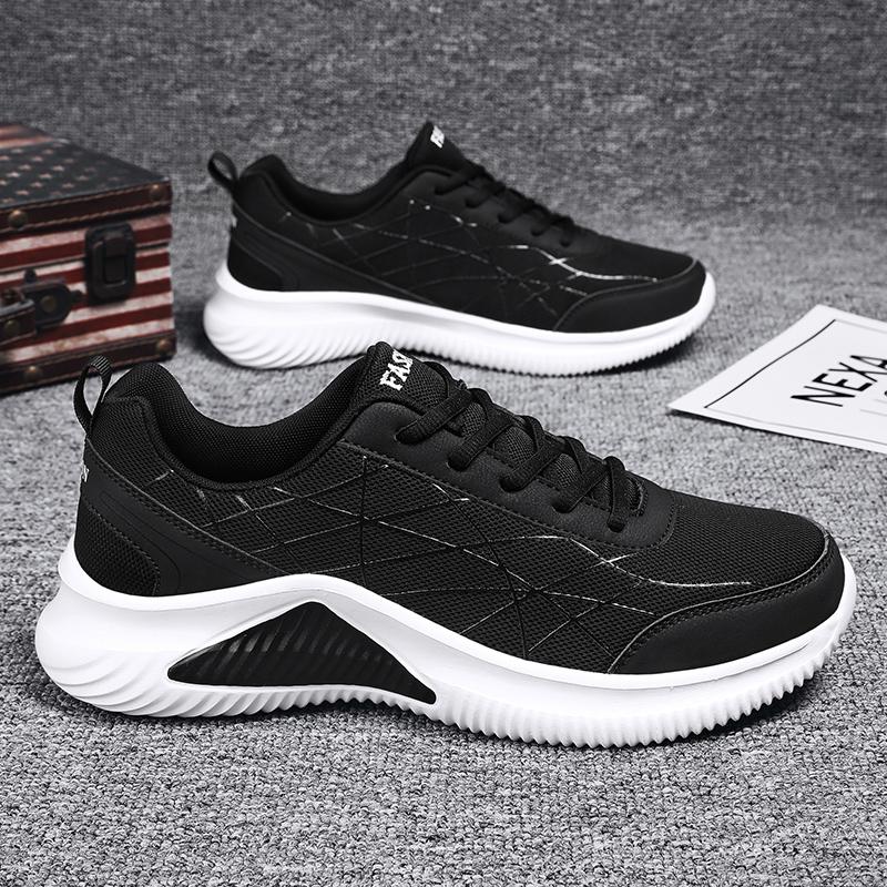 Nouveaux Hommes Automne Maille Décontracté Respirant Extérieur Plateforme Léger Haute Qualité Chaussures de Course Tenis Masculino Chaussures de Sport pour Hommes