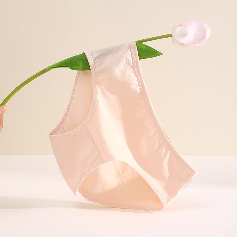 FINETOO 3stk bomullsundertøy for kvinner Truse Søte sexy truser Dame Sømløse underbukser Truse Intimates Dame Undertøy M-XL