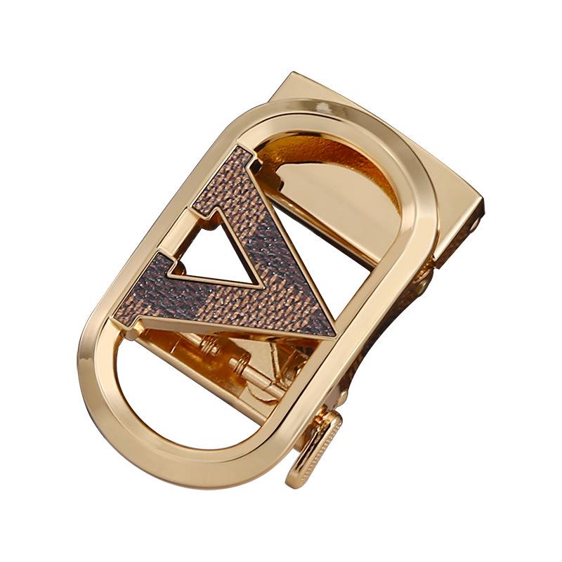 Zielflagge Zinklegierung Automatische Lederschnalle