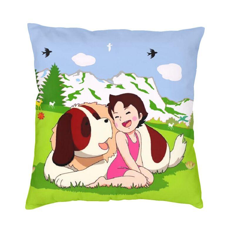 Fashion Heidi Finds The Little Goat Throw Pillow Case Decoration Square Heidi And Peter Cushion Cover 45x45 Pillowcover for Sofa