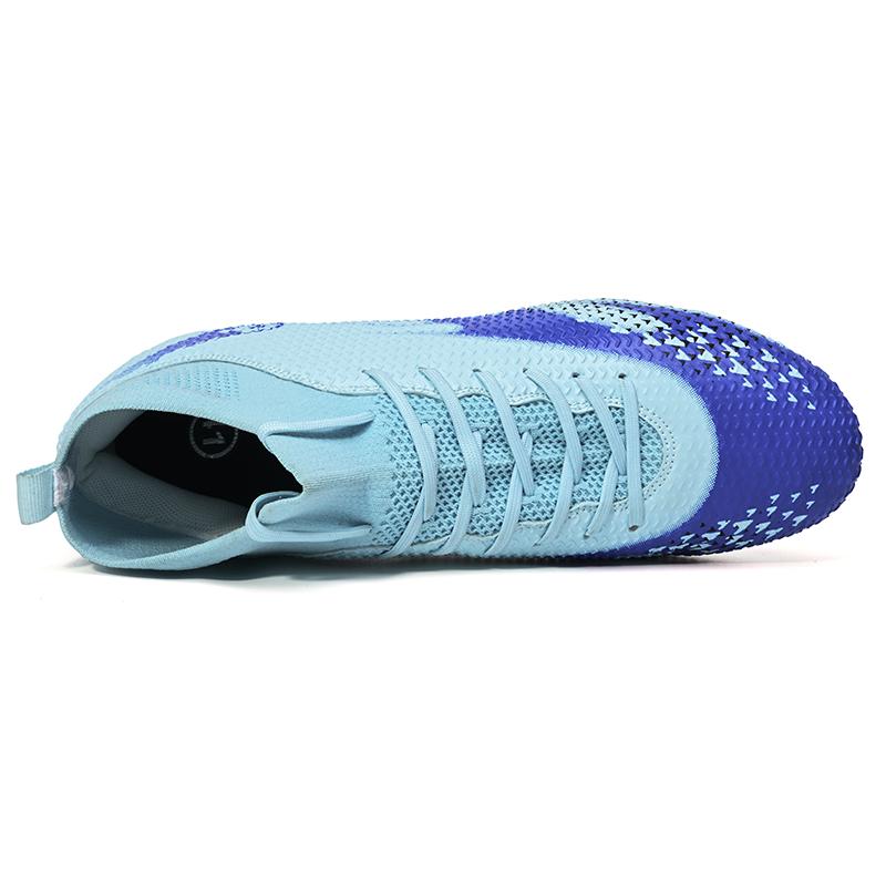 Football Shoes 33-45 Men's High-top Sock Mouth Football Shoes Youth Sports Shoes Football Training Shoes Art Makeup Lawn Children Football Boots