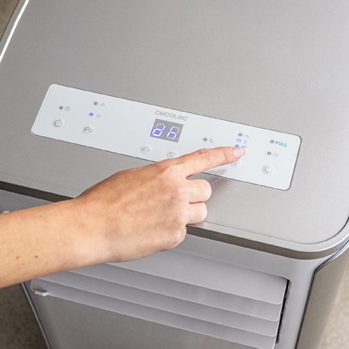 Cecotec Portable Air Conditioner with Remote Control ForceClima 9100, 9000 BTU, LED Display, 4 Modes, 2 Speeds, Coverage Up To 25m2, K