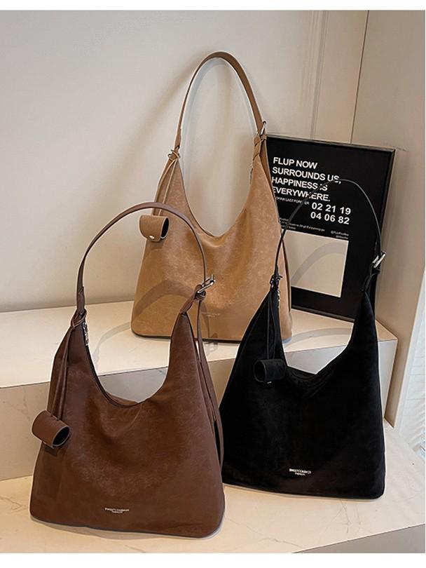 Retro Tragetasche im koreanischen Stil - Herbst/Winter Große Kapazität Vielseitige Schultertasche