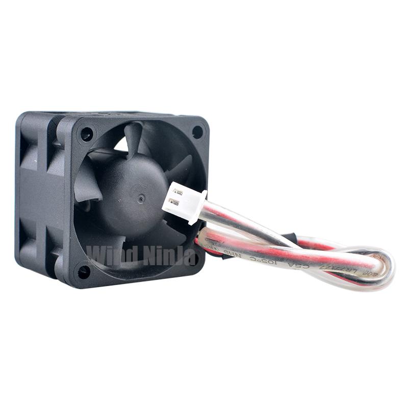 4cm 40mm Dual Ball Bearing Cooling Fan GM1204PQB1-8A PMD1204PQB1-A DC12V 2.6W 4.0W 2pin 1U2U Power Supply 40x40x28mm