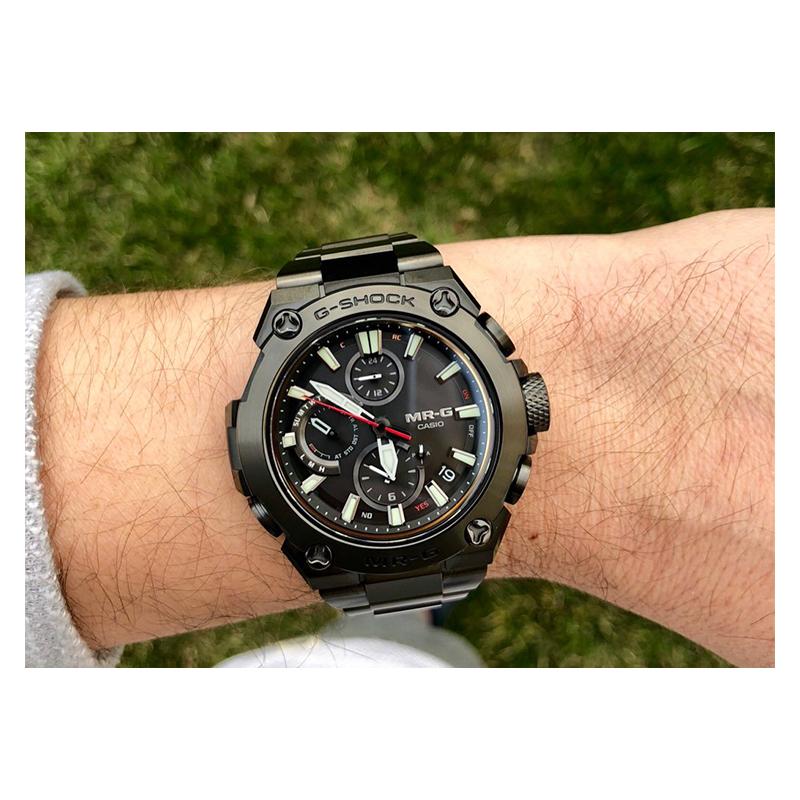 Casio MR-G series G-SHOCK series Six-station radio wave Bluetooth connection Smart sports waterproof and shockproof watch Quartz MRG-B1000B-1ADR