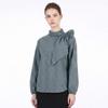 Shop   Womens Korean Ruffleneck Ribboncheck Cotton100 Lsblouse Navysiu Wbl260050
