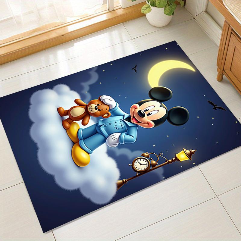 

1pc. Mickey Mouse & Teddy Bear Cloud Rug - Home Decor, Office Carpet, Chair Cover, Outdoor Mat, Gift Ideaz041106 60cm by 90cm