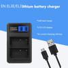 EN-EL3E EN-EL3 Double Slot LCD Display Portable USB Camera Battery Charger for D90 D80 D300S D300 D700 D200 Camera