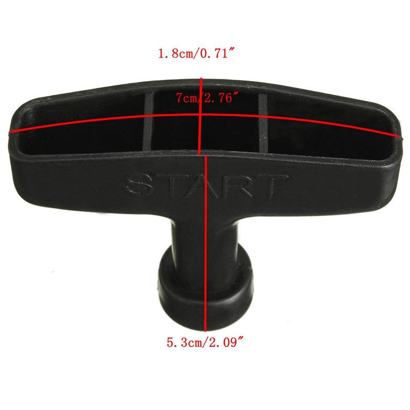 1.3m 3/4/5mm Universal Lawnmowers Pull Handle Starter Start Cord Line Rope Engine Petrol Handle Drawstring White