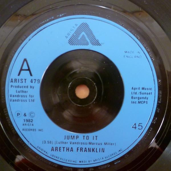 

7inch Record ARETHA FRANKLIN - Jump To It ARIST479 Arista 1982 UK Soul/Funk Used
