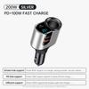 200W Car Charger Fast Charging Voltage Display USB 100W PD 30W 4 in 1 Dual 12V/24V Cigarette Lighter Splitter Power Adapter