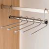 1 Pcs Stainless Steel Magic Pants Hangers 5/9 Layer Space-Saving Closet Organisers for Jeans Trousers Scarves Multi-Clothes Rack