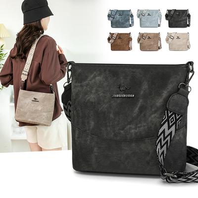 Miękka Skórzana Damska Torba Crossbody Dojazdy Duża Pojemność Torba na Ramię