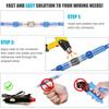 50/800PCS Wire Cable Splice Terminal Kit Waterproof Heat Shrink Butt Crimp Terminals Solder Seal Electrical with Hot Air Gun