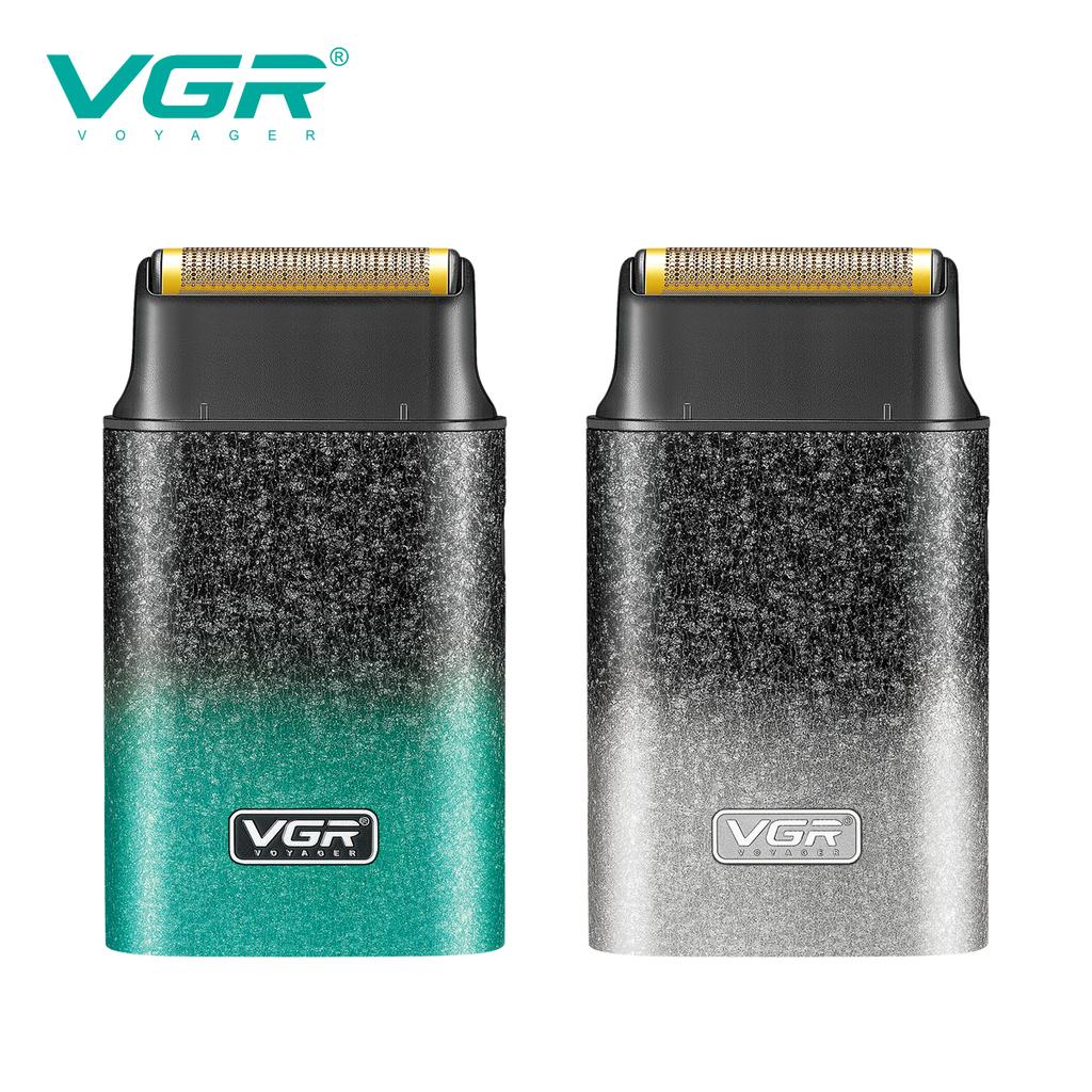 2026 VGR V-326 Reciprocating Shaver Gradient Matte Body IPX6 Waterproof Men's Shaver Convenient USB Rechargeable Home Travel Shaver Hair Removal Razor