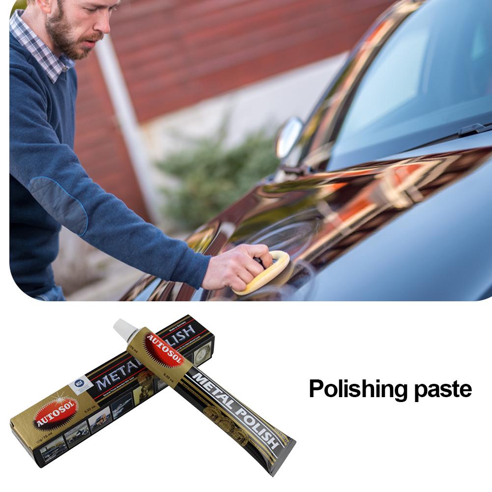 2-4PCS 50/100g Rust Remover Household Metal Polish Cleaner Metal Polish Solve Paste for Aluminum Stainless Steel Chrome and More