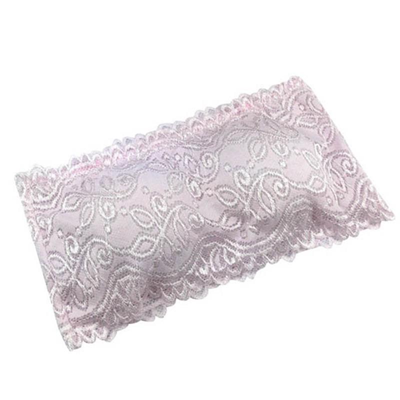 

Мягкий жаккардовый кружевной бюстгальтер без бретелек для женщин и девочек в стиле бандо One Size