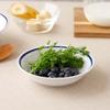 EAST table Salatschüssel, Indigo Line, 14 cm, hochfestes Porzellan, 212-066, hergestellt in Japan, mikrowellengeeignet, spülmaschinenfest