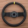 2 Spoke Blue Spoke Rally PVC Steering Wheel JDM Racing Sport Car Steering Wheel