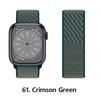 Nylon Strap For Apple Watch 10 Bands 46mm 44mm 40mm 45mm 41mm 49mm 42mm 38mm Bracelet Correa iwatch Series 8 se 7 6 3 9 11 40 mm