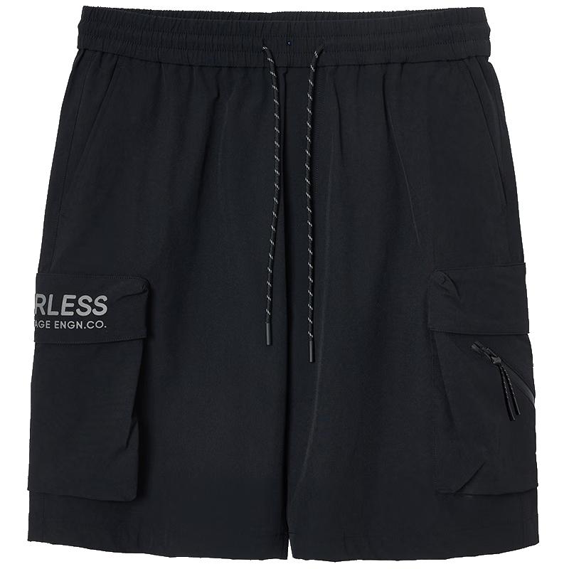 

JACK&JONES Men s Reflective Logo Drawstring Shorts XS