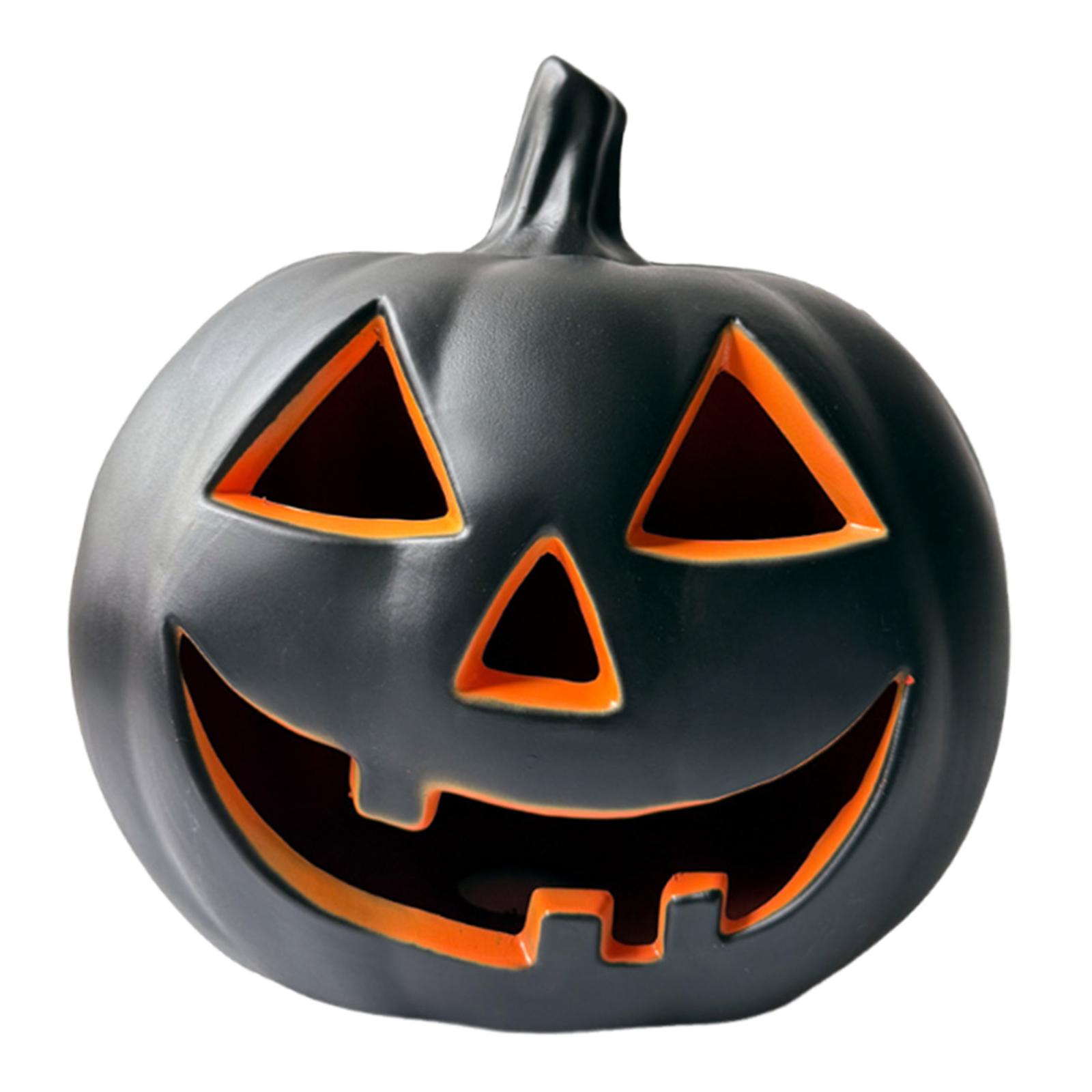 

Halloween Pumpkin Light Outdoor 17 in for Office Backyard Party Supplies чёрный