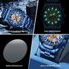 UTHAI CQ340 Fashionable Men Watch Waterproof Night Light Leisure Business Quartz Watch Cool Clock Gift Watches for Man