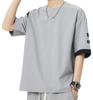 [Bligo] Men's T-Shirt, Summer Clothes, Plus Sizes, Half Sleeve, Casual, Crew Neck, Loose Fit, Drop Shoulder, Quick-Drying, Simple, Popular, Cool, Comf