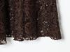 2026 European Style Women's Mid-Length Lace Silk Satin Skirt
