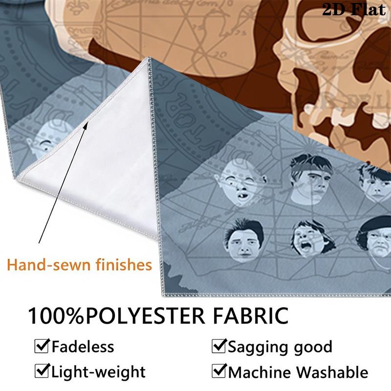 The Goonies Pattern Home Decor Tapestry, Wall Hanging, Decorative RV Wall Cloth.DGT0925070