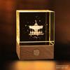 Starry Sky Cube Crystal Night Light: Creative Bedside Atmosphere Lamp