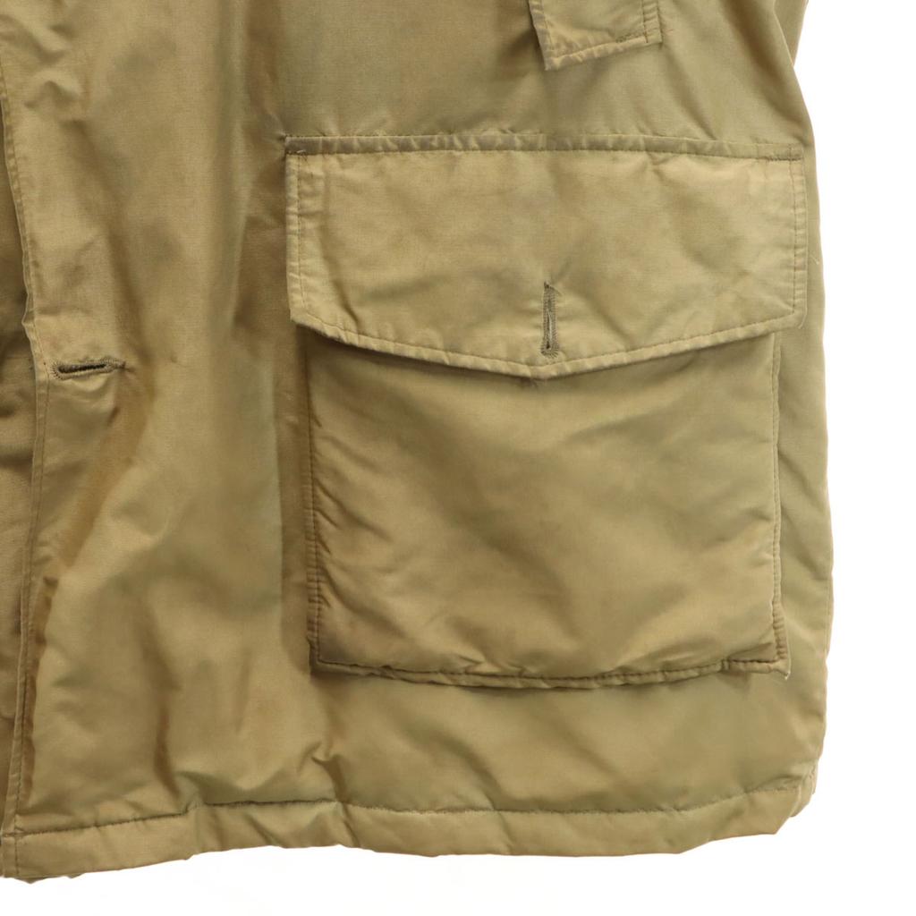 WOOLRICH 80s Made in USA Navy Tag Vintage Down jacket beige Men's Used